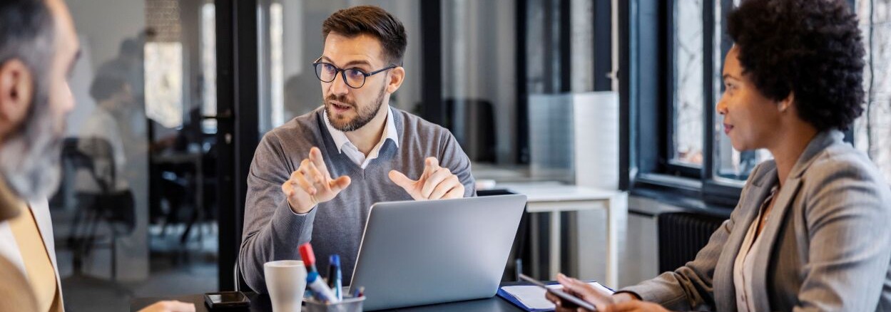 Team working in an office