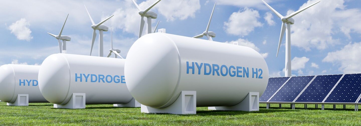 Réservoirs d'hydrogène blancs