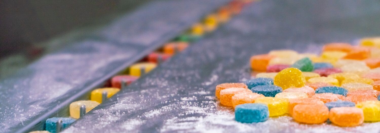 Production de bonbons gélifiés