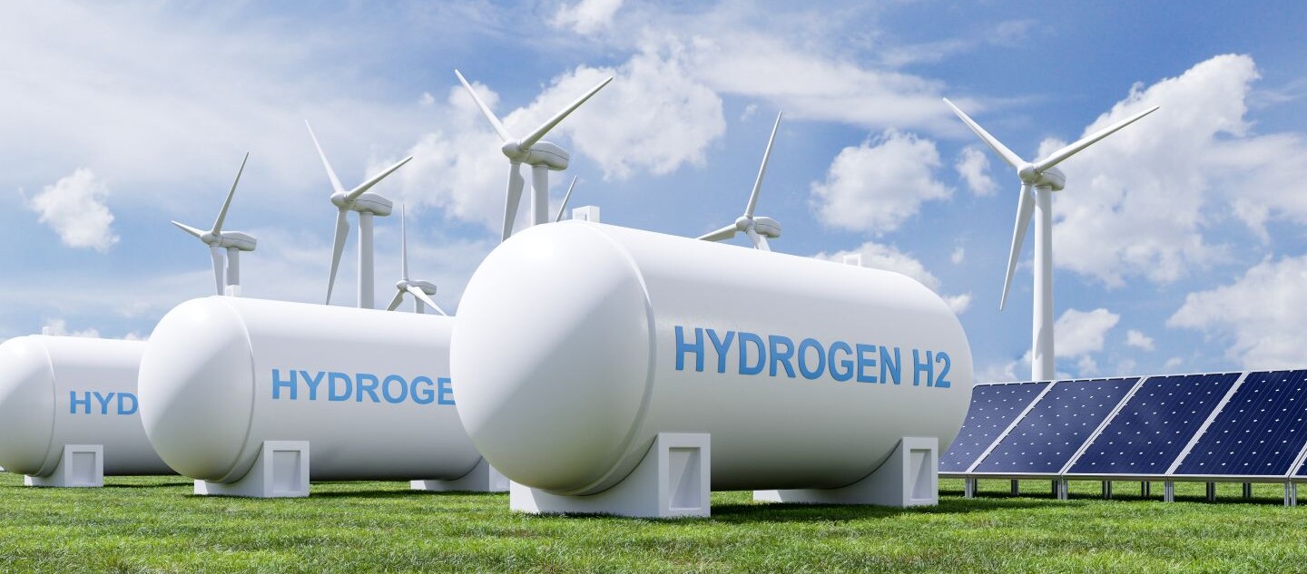 Réservoirs d'hydrogène blancs